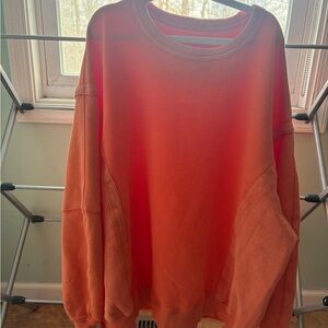 Aerie Orange Crewneck Sweatshirt